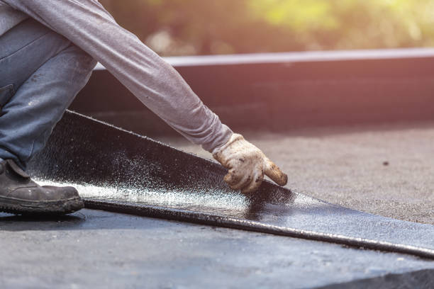 Professional Waterproofing technician working in Wallington, NJ